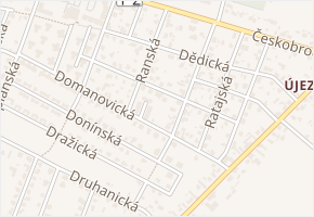 Dobřichovská v obci Praha - mapa ulice