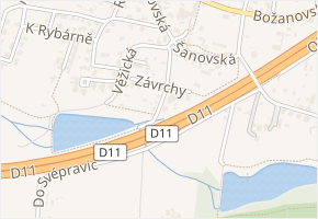 Dobrošovská v obci Praha - mapa ulice