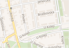 Dolanská v obci Praha - mapa ulice