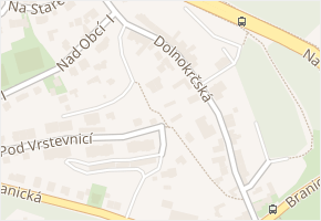 Dolnokrčská v obci Praha - mapa ulice