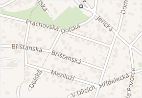 Dolská v obci Praha - mapa ulice