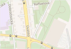 Donatellova v obci Praha - mapa ulice