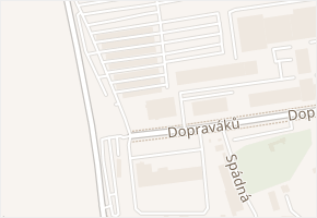 Dopraváků v obci Praha - mapa ulice