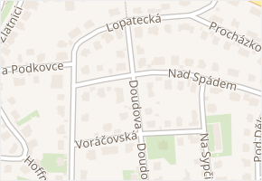Doudova v obci Praha - mapa ulice