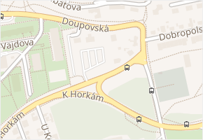 Doupovská v obci Praha - mapa ulice