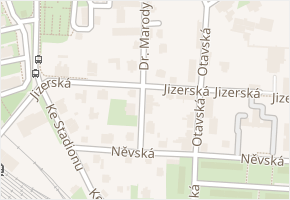 Dr. Marodyho v obci Praha - mapa ulice