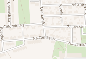 Drahanská v obci Praha - mapa ulice