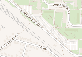 Drahoňovského v obci Praha - mapa ulice