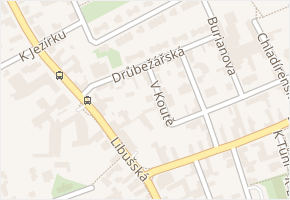 Drůbežářská v obci Praha - mapa ulice
