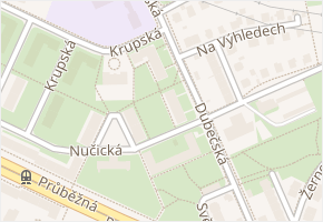 Dubečská v obci Praha - mapa ulice