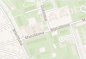 Dubnova v obci Praha - mapa ulice