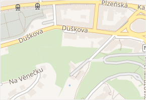 Duškova v obci Praha - mapa ulice