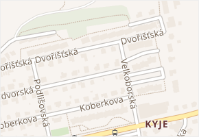 Dvořišťská v obci Praha - mapa ulice