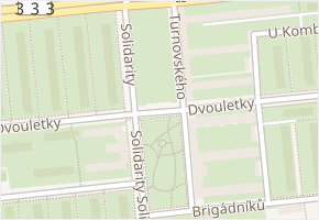 Dvouletky v obci Praha - mapa ulice