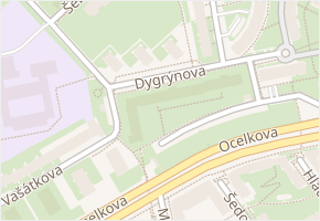 Dygrýnova v obci Praha - mapa ulice