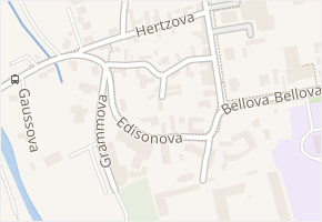 Einsteinova v obci Praha - mapa ulice