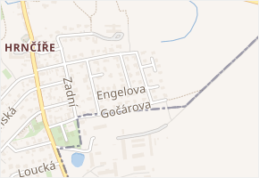 Engelova v obci Praha - mapa ulice