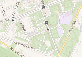 Fajmanové v obci Praha - mapa ulice