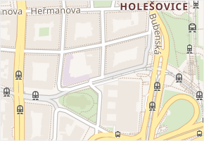 Farského v obci Praha - mapa ulice