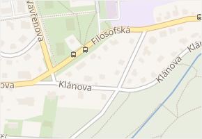 Filosofská v obci Praha - mapa ulice