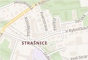 Foerstrova v obci Praha - mapa ulice