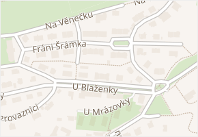 Fráni Šrámka v obci Praha - mapa ulice
