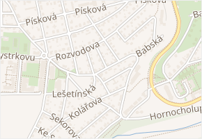 Frézařská v obci Praha - mapa ulice