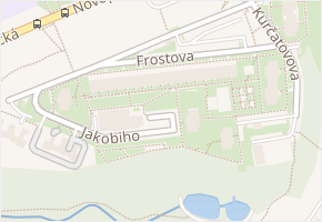 Frostova v obci Praha - mapa ulice