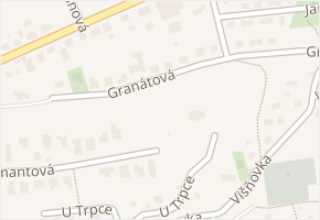 Granátová v obci Praha - mapa ulice
