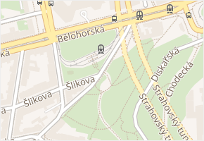 Gymnastická v obci Praha - mapa ulice