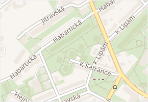 Habartická v obci Praha - mapa ulice
