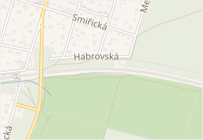 Habrovská v obci Praha - mapa ulice