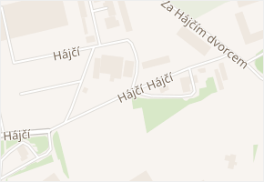 Hájčí v obci Praha - mapa ulice