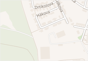 Hákova v obci Praha - mapa ulice