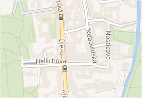 Harantova v obci Praha - mapa ulice