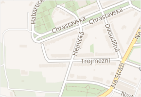Hejnická v obci Praha - mapa ulice