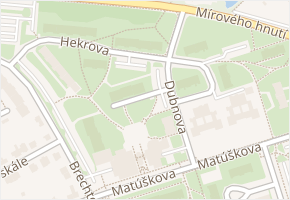 Hekrova v obci Praha - mapa ulice