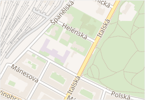 Helénská v obci Praha - mapa ulice