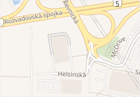 Helsinská v obci Praha - mapa ulice