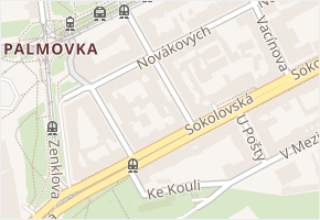 Heydukova v obci Praha - mapa ulice
