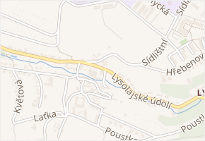 Hluboká v obci Praha - mapa ulice