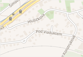 Hlušičkova v obci Praha - mapa ulice
