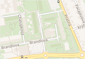 Hněvkovského v obci Praha - mapa ulice