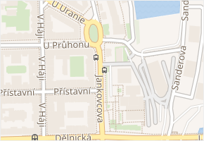 Holešovický přístav v obci Praha - mapa ulice
