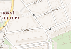 Holoubkovská v obci Praha - mapa ulice
