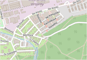 Horkého v obci Praha - mapa ulice