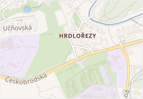 Horní Hrdlořezská v obci Praha - mapa ulice