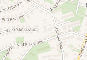 Hornokrčská v obci Praha - mapa ulice