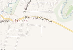 Hornokřeslická v obci Praha - mapa ulice