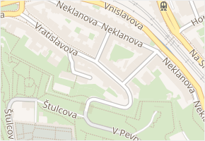 Hostivítova v obci Praha - mapa ulice